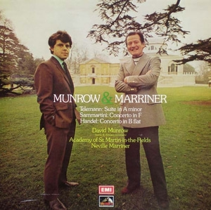 Telemann/Sammartini/Handel-Recorder Concertos- Munrow/Marriner 중고 수입 오리지널 아날로그 LP