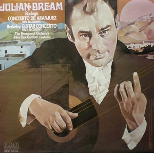 Rodirigo/Berkeley- Aranjuez Concerto 외- Julian Bream/Gardiner 중고 수입 오리지널 아날로그 LP