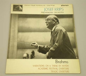 Brahms -Variations on a theme by Haydn, Overtures - Josef Krips