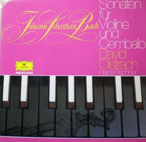 Bach-Vioiln Sonatas- Oistrakh/Pischner 2LP 중고 수입 오리지널 아날로그 LP