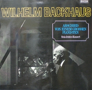 Backhaus Last Concert- Wilhelm Backhaus