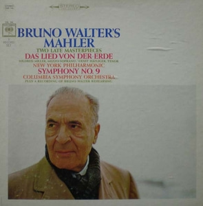 Mahler- Syphony No.9/ The song of the Earth - Brurno Walter (3LP Box) 중고 수입 오리지널 아날로그 LP