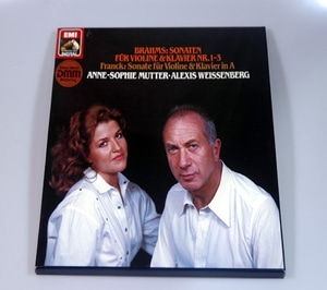 Brahms - Violin Sonata No.1~3/ Franck - Violin Sonata - Anne-Sophie Mutter/Alexis Weissenberg 2LP