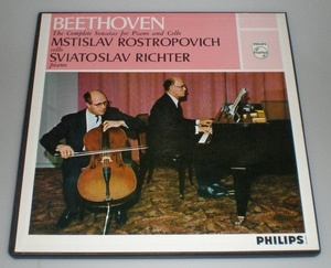 Beethoven - 5 Cello Sonatas - Rostropovich/Richter 2LP