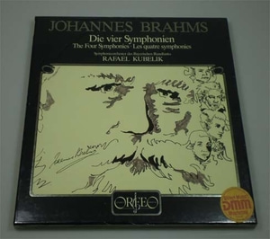 Brahms - 4 Symphonies - Rafael Kubelik 4LP Box 미개봉