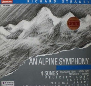 R.Strauss-An Alpine Symphony/Four Songs-Neeme Jarvi 중고 수입 오리지널 아날로그 LP