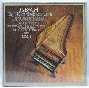 Bach - Harpsichord Concertos - Trevor Pinnock  4LP - 오리지널 미개봉