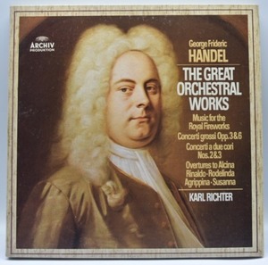 Handel - the great orchestral works - Karl Richter 6LP