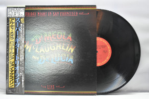 Al Di Meola, John McLaughlin, Paco De Lucia[알 디 메올라, 존 맥러플린, 파코 데 루시아] - Friday Night In San Francisco ㅡ 중고 수입 오리지널 아날로그 LP