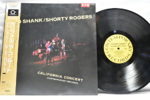 Bud Shank / Shorty Rogers [버드 쉥크, 쇼티 로저스] ‎- California Concert (PROMO) - 중고 수입 오리지널 아날로그 LP