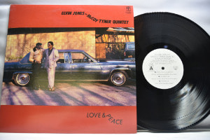 Elvin Jones, McCoy Tyner [앨빈 존스, 맥코이 타이너]‎ - Love &amp; Peace (PROMO) - 중고 수입 오리지널 아날로그 LP