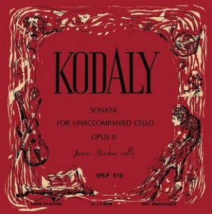 코다이 : 무반주 첼로 소나타 Op.8 [180g LP] - 2022 Newly Remastered 코다이 (Zoltan Kodaly) (작곡가),슈타커 (Janos Starker)사운드트리 2022-05-20 Janos Starker - Sonata for Unaccompanied Cello Op.8