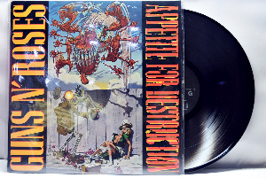 Guns N&#039; Roses [건즈 앤 로지스] – Appetite For Destruction (USA Pressing / Banned Cover) ㅡ 중고 수입 오리지널 아날로그 LP