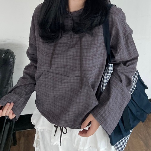 Vintage Check Hoodie