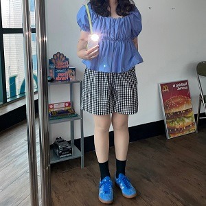 Girl&#039;s Gingham Short