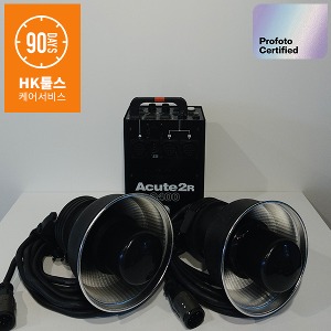 [HK중고] Profoto Acute2400R + 2 head(텐바케이스 포함)