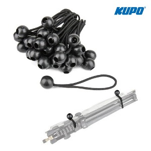 [KUPO] 쿠포 BG4506 6 INCH HEAVY DUTY BLACK BALL BUNGEES