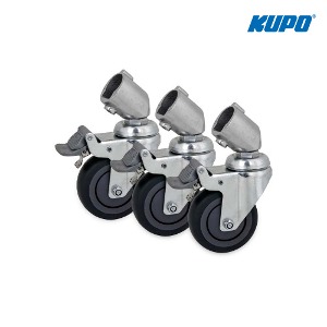 [KUPO] 쿠포 KUPO KC-080R 80MM CASTER 캐스터 스탠드 바퀴 세트