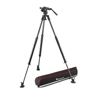 [MANFROTTO] 맨프로토 Nitrotech 608 Video Head &amp; 635 Fast Single Leg Carbon Tripod _ MVK608SNGFC