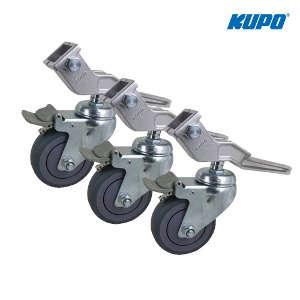 [KUPO] 쿠포 KC-100G 100MM CASTER w/Brake(3개세트)