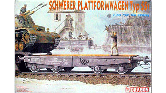 BD6069 1/35 Schwerer Plattformwagen typ ssy-박스 손상