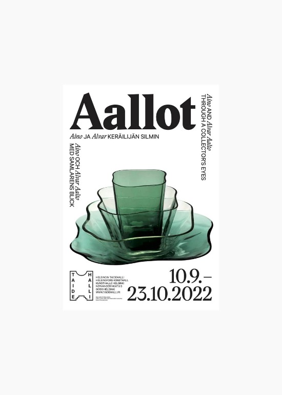 Aallot – Aino and Alvar Aalto Exhibition Poster.
