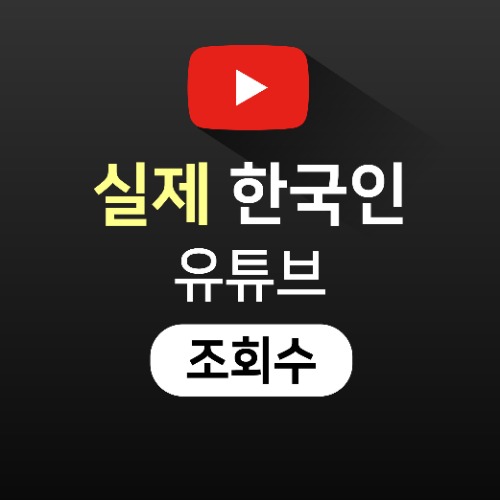 [실제한국인] 유튜브 조회수 늘리기