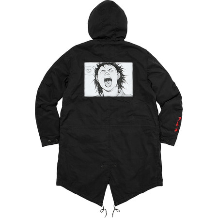 [해외] 슈프림 아키라 피쉬테일 파카 Supreme Akira Fishtail Parka 17FW 관세포함