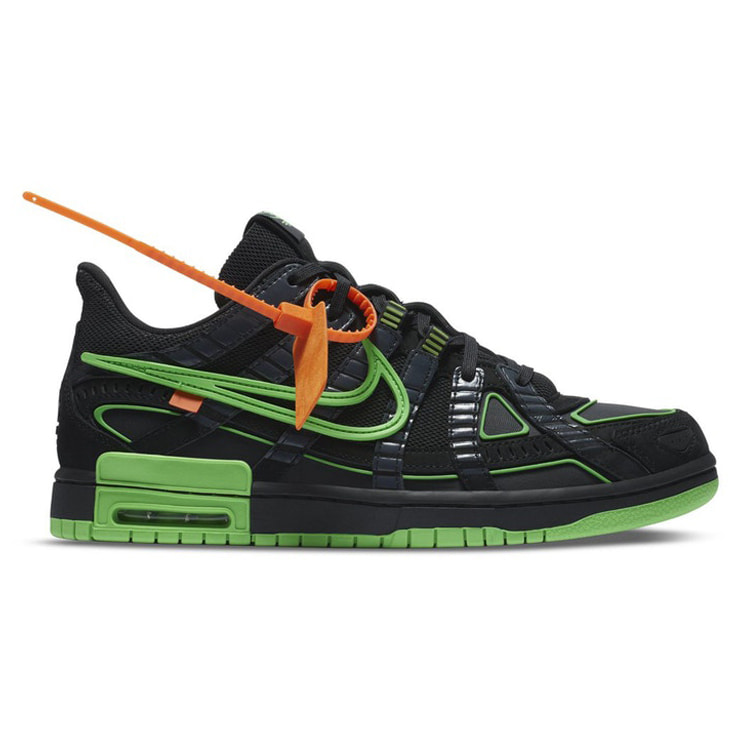 [해외] 나이키 오프화이트 에어 러버 덩크 그린 스트라이크 Nike Off-White Air Rubber Dunk Green Strike CU6015-001