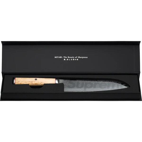 [해외] 슈프림 미야비 버치우드 산토쿠 7인치 나이프 Supreme Miyabi Birchwood Santoku 7&quot; Knife 23FW