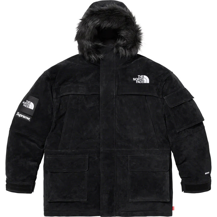 [해외] 슈프림 더노스페이스 스웨이드 600필 다운 파카 Supreme The North Face Suede 600-Fill Down Parka 23FW