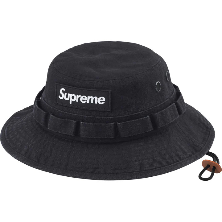 [해외] 슈프림 워시드 캔버스 부니햇 Supreme WASHED CANVAS BOONIE Hat 24SS