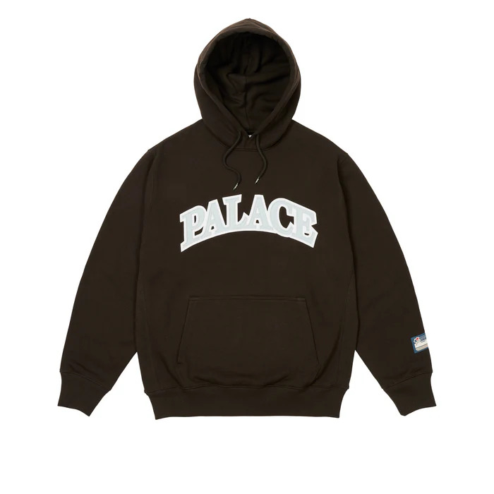 [해외] 팔라스 아크 아플리케 후드 Palace Arc Applique Hood 24SS