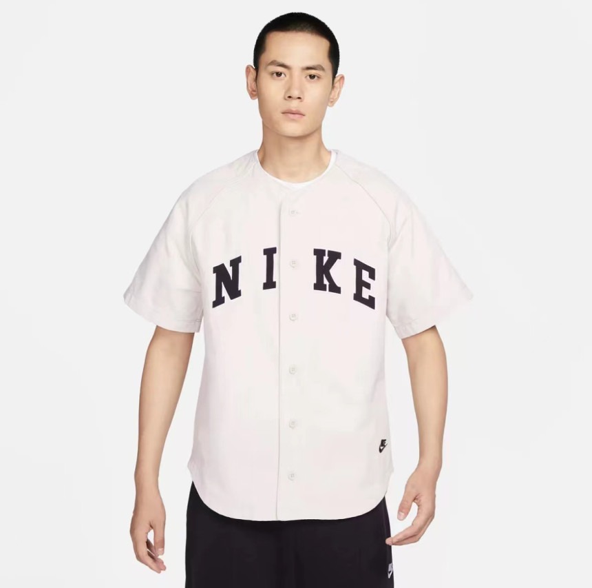 [해외] 나이키 스포츠웨어 베이스볼 져지 반팔 셔츠 FQ7001-104