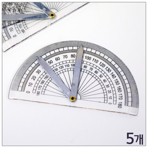 자침조절식 각도기(5개)