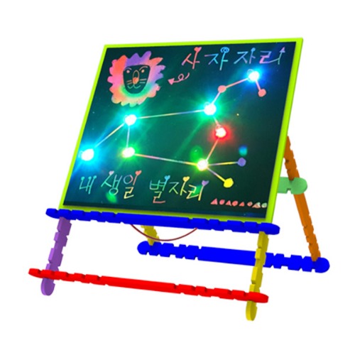 LED 내별자리 이젤 수은건전지 포함(5구 LED,7구 LED)