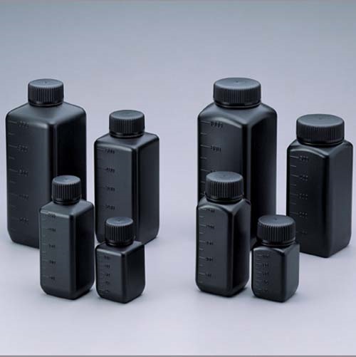 Narrow Mouth Bottle (J Bottle), 세구병 흑색 (사각병 HDPE)/ Nikko