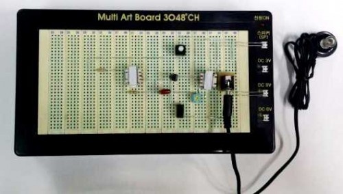 B-100 초인종 회로를 응용한 모르스 유선통신