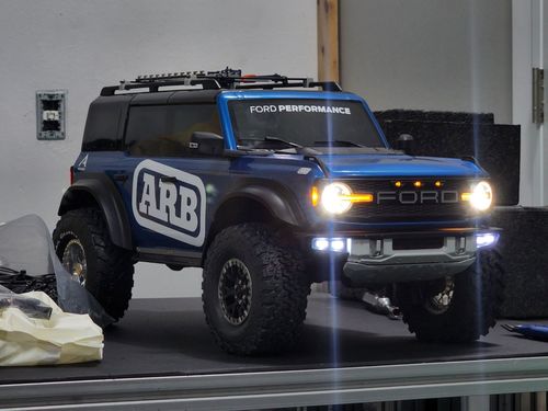 Traxxas TRX-4 2021 Ford Bronco Front Bumper Mount w/Skidplate Traxxas TRX-4 2021 Ford Bronco Front Bumper Mount w/Skidplate