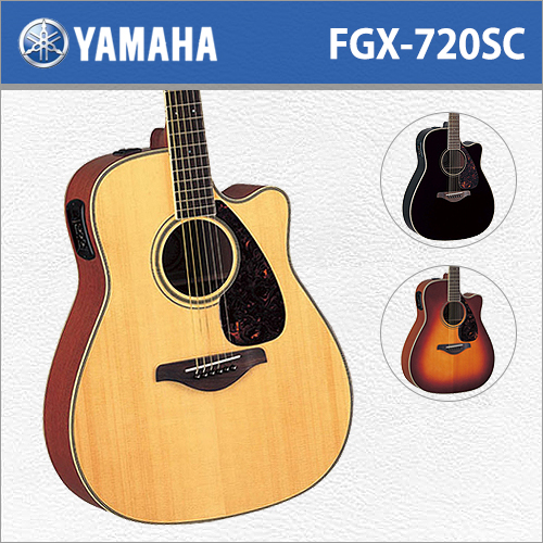 [당일배송] 야마하 FGX720SC / YAMAHA FGX-720SC / 야마하 탑솔리드 EQ 통기타 / 다양한 컬러