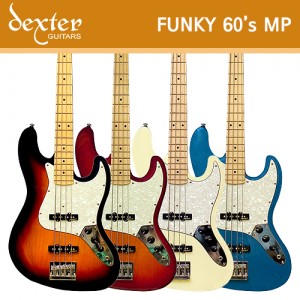 [당일배송] 덱스터 펑키 60&#039;s 메이플 / Dexter Funky 60&#039;s Maple / 국내생산 / 다양한 컬러 / 추천 베이스기타