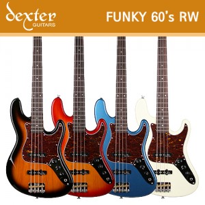 [당일배송] 덱스터 펑키 60&#039;s 로즈우드 / Dexter Funky 60&#039;s Rosewood / 국내생산 / 다양한 컬러 / 추천 베이스기타