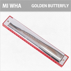 [당일배송] 미화 골든버터플라이 235 / Miwha GOLDEN BUTTERFLY 235 / 미화 입문용 트레몰로 하모니카 / 24홀 / C KEY / 국내생산