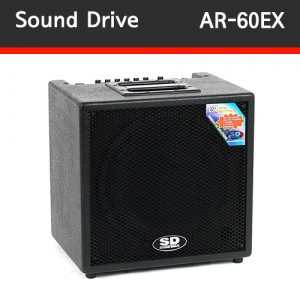 [당일배송] 사운드드라이브 AR-60EX / SD AR60EX / 60W / 최신DSP내장/ 어쿠스틱기타 앰프 / 통기타 앰프