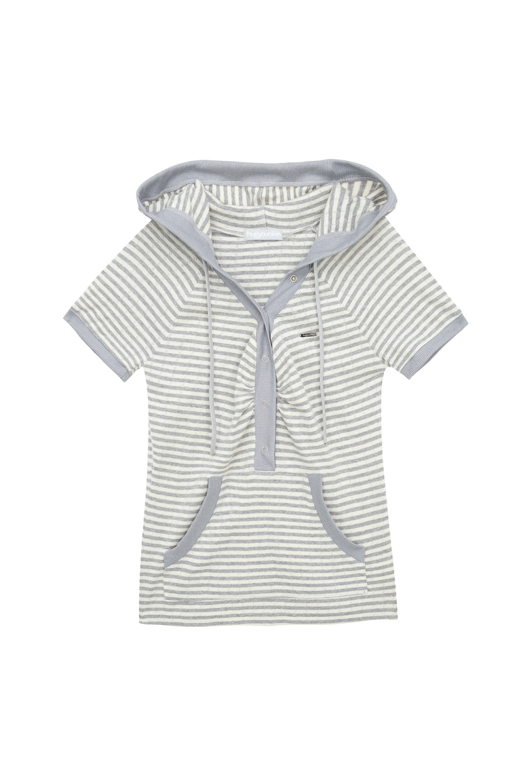 [6/7 예약배송] stripe hoodie HS ver (gray)