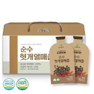 황지네이처 순수 헛개열매즙 헛개즙 80ml 30개