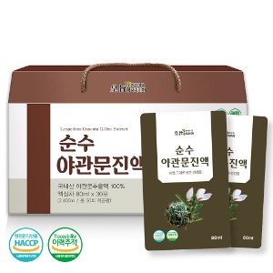 황지네이처 순수 야관문진액 야관문즙 80ml 30개