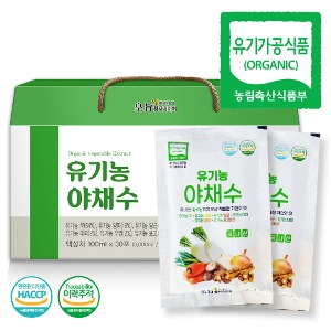 황지네이처 국내산 유기농 야채수 100ml 30개