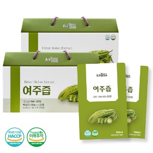 황지네이처 국내산 여주즙 저온추출 100ml 60개