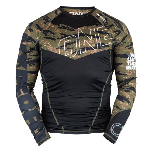 HYPERFLY x ONE Supreme Rashguard Tiger Camo -  한정판 -